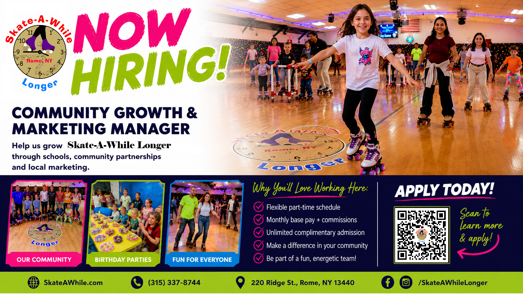 Current Skate-A-While Longer promotion